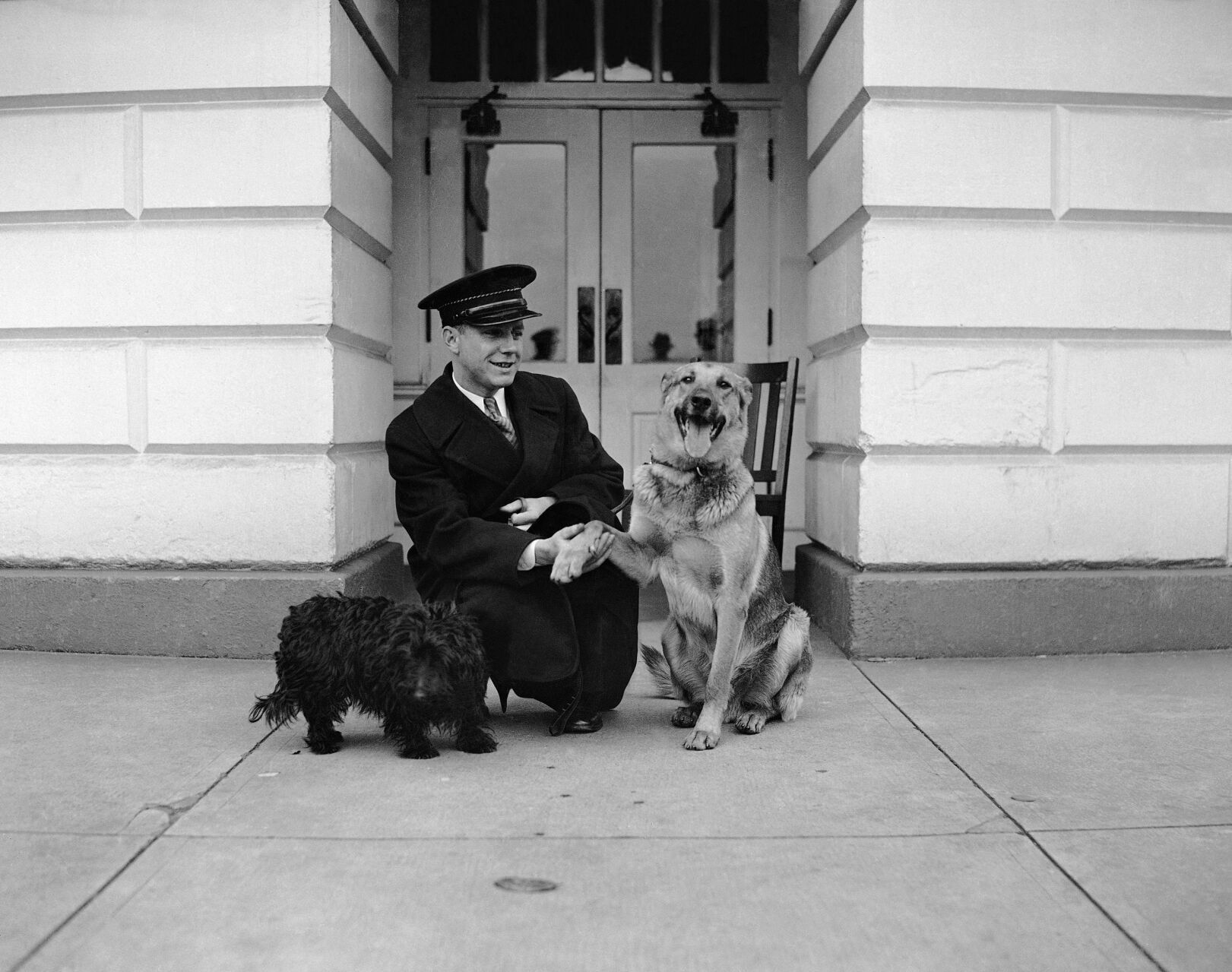 Presidential Pet Fala and Major 1933